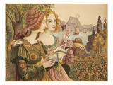 Golden Legend reproduction procédé giclée par Armand Point