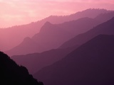 Foggy Hills in Sequoia National Park Photographic Print by Bill Ross