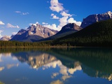 Mountains Reflecting in Lake Photographic Print by Robert Glusic