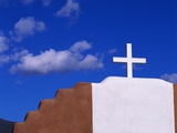 Cross on Church and Sky Fotografie-Druck von Mark Karrass