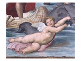 Detail of Cupid from Galatea Giclee Print by Raphael 