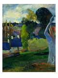 Farm in Brittany Giclee Print by Paul Gauguin