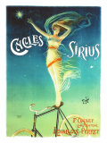 Bicicletas Sirius (postal extra grande) Lámina giclée por PAL (Jean de Paleologue)