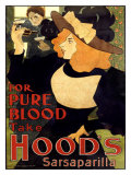 Zarzaparrilla Hood's Lámina giclée por William H. Bradley