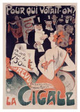 La Cigale Giclee Print by Jules-Alexandre Grün