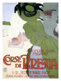Rennen in Brescia Giclée-Druck von Marcello Dudovich