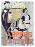 Harper's Nov, 1896 reproduction procédé giclée par Edward Penfield