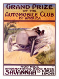 Automobile Club of America, Savannah Race Giclee Print by Malcolm A. Strauss