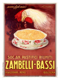 Zambelli-Bassi-Tortellini Giclée-Druck von Achille Luciano Mauzan