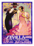 Sevilla reproduction procédé giclée par Juan Dapena Parilla