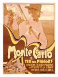 Monte Carlo, Tir aux Pigeons Giclee Print