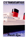 Transatlantique Giclee Print by Paul Colin