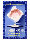 London to Paris Giclee Print by Paolo Federico Garretto