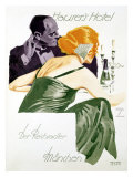 Hauser's Hotel Giclee Print by Ludwig Hohlwein