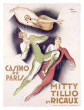 Mitty Tillio et Ricaux reproduction procédé giclée par Paul Colin