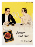 Zigarettenplakat von Lucky Strike Giclée-Druck von Howard Chandler Christy