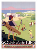 Golf de la Soukra, Tunis Giclee Print by Roger Broders