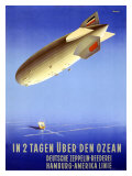 In 2 Tagen Uber Den Ozean - Giclee Baskı In 2 Tagen Uber Den Ozean - Giclee Baskı
