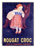 Nougat Croc Giclee Print by A. Cometti