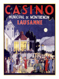Casino Lausanne Giclee Print by Jacomo 