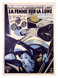 Femme Sur la Lune Giclee Print by H. Cerutti