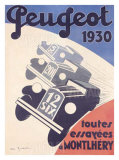 Peugeot Giclee Print by A. N. Girard
