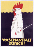 Waschanstalt Zurich Giclee Print by Hardmeyer 