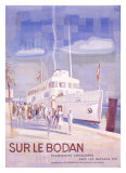 Sur le Bodan reproduction procédé giclée par Otto Baumberger