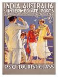 India Australia P and O reproduction procédé giclée par Eric Michaels