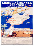 Lignes Aeriennes Latecoere Giclee Print