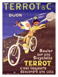 Terrot and Cie Motorcycle Poster Lámina giclée por Dreville