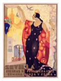 Sevilla, Fiestas Primavera Giclee-trykk av Juan Balcera de Fuentes Sevilla, Fiestas Primavera Giclee-trykk av Juan Balcera de Fuentes