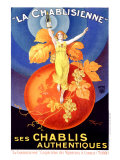 La Chablisienne reproduction procédé giclée par Henry Le Monnier