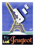 Peugeot Giclee Print by Achille Luciano Mauzan