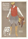 Hermann Scherrer Breechesmaker Giclee Print by Ludwig Hohlwein