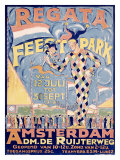 Regata Feestpark Giclee Print by Klijn 