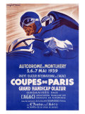 Coupes de Paris Giclée-tryk af Geo Ham Coupes de Paris Giclée-tryk af Geo Ham
