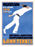 Lawn Tennis Lámina giclée por Jan Willem Sluiter Lawn Tennis Lámina giclée por Jan Willem Sluiter