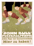 John Bull Fussballstiefel Reproduction procédé giclée