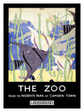The Zoo London Underground Giclee Print by Robert Brown