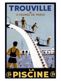 Trouville Giclee Print by Molusson 