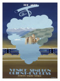 Venice Simplon, the Alps Giclee Print by Pierre Fix-Masseau