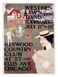 Western Lawn Tennis Giclee Print
