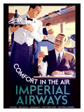 Imperial Airways reproduction procédé giclée