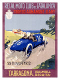 Reial Moto Club de Catalunya Giclee Print by A. Garcia