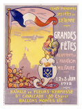 Fêtes aviation militaire Reproduction procédé giclée par Fressinet 
