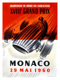 Monaco Grand Prix F1, c.1960 reproduction procédé giclée par Jose Lorenzi