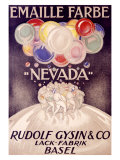 Emaille Farbe Nevada Giclee Print by Burkhard Mangold