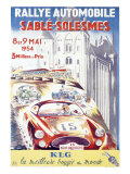 Rallye Automobile Sable, Solesmes Giclee Print