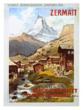 Schweizer Alpen, Zermatt, Matterhorn Giclée-Druck von Anton Reckziegel